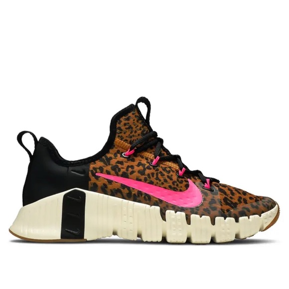 Nike 2020 Wmns Free Metcon 3 'Leopard Print Ladies Sneakers Size 6 - Picture 1 of 9